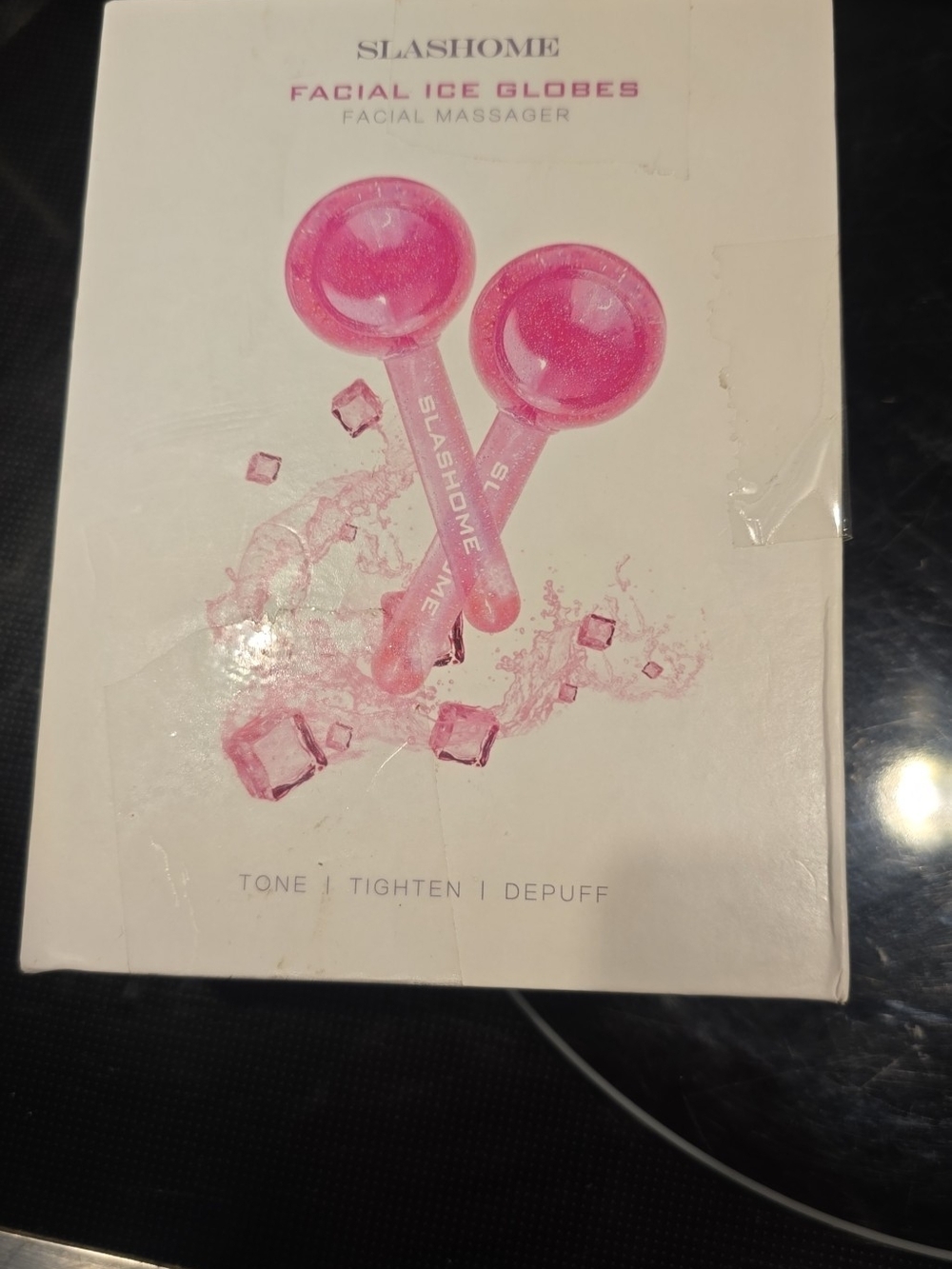 SLASHOME Facial Ice Globes - Pink Facial Massagers